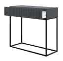 Selsey Konsolentisch VELDIO mit Schublade und geriffelter Front Bild 1