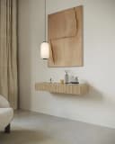 Selsey Schminktisch NOLIE mit 2 Schubladen Holzoptik Eiche Bild 1
