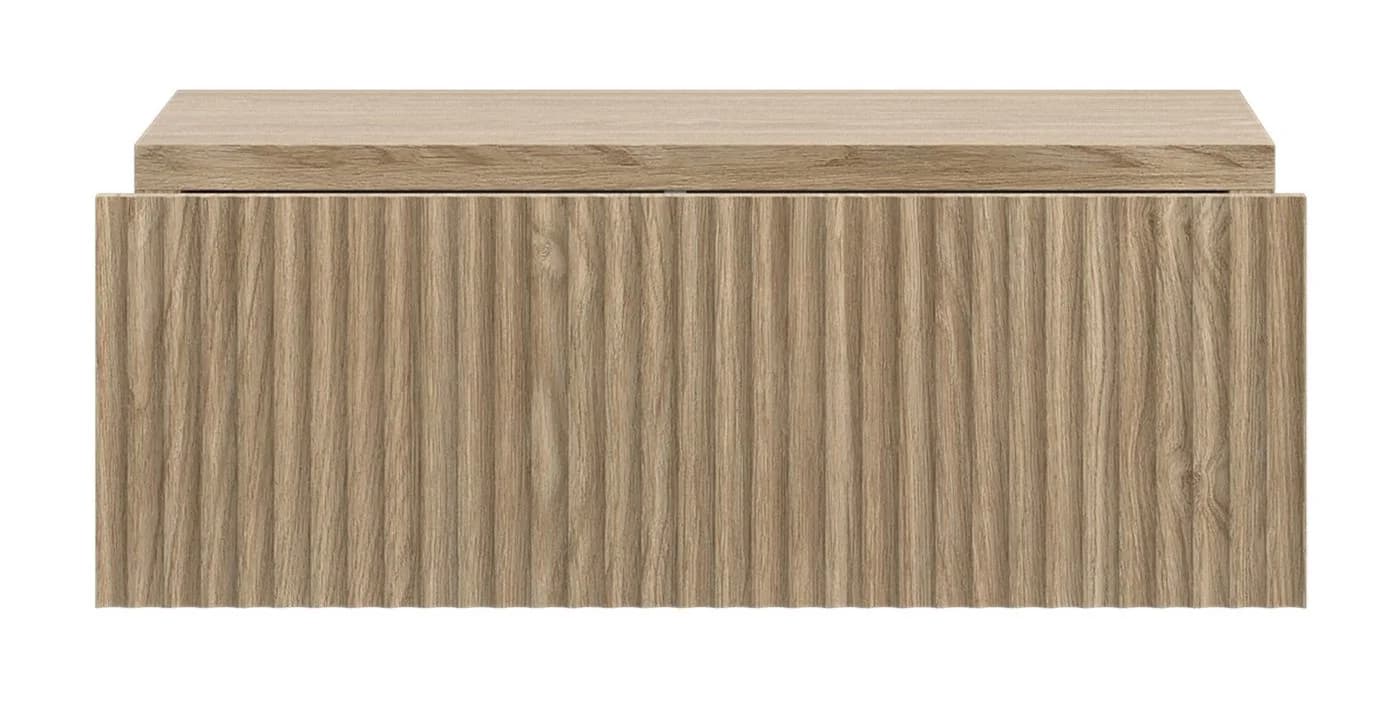Selsey Nachttisch NOLIE Hängend Beige Push-to-Open - Bild 4