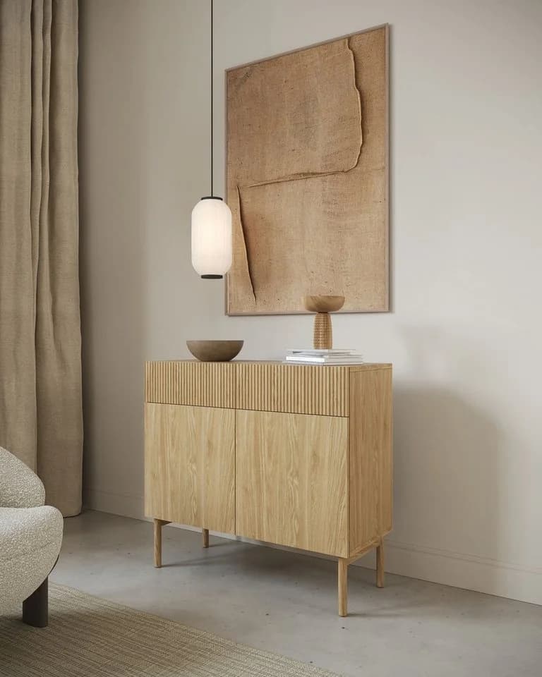 Selsey Sideboard NOLIE Beige 2-türig mit Schubladen - Bild 3