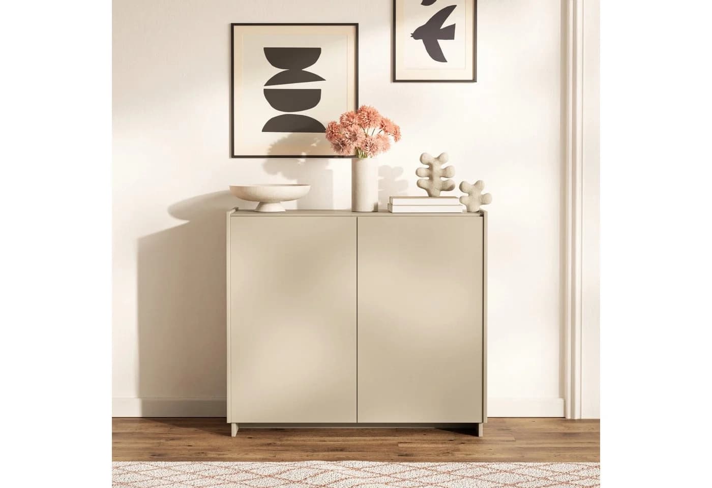 Selsey Sideboard MAGRO Kaschmir Matt Push-to-Open 2 Türen - Bild 2