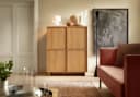 Selsey Sideboard Yasumi 4 Türen Braun Push-to-open Bild 1
