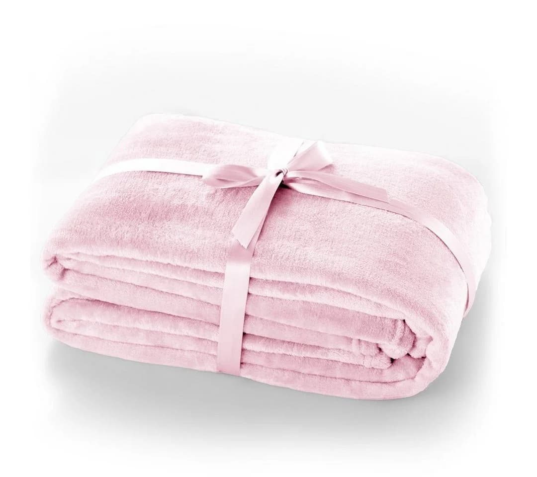 DecoKing Wohndecke Super Soft Kuscheldecke Rosa 100% Polyester
