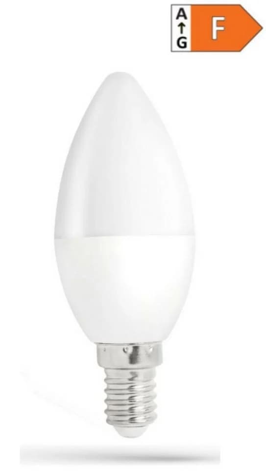 Spectrum LED-Leuchtmittel E14 C35 Kerzenform 1W Kaltweiß 6000K