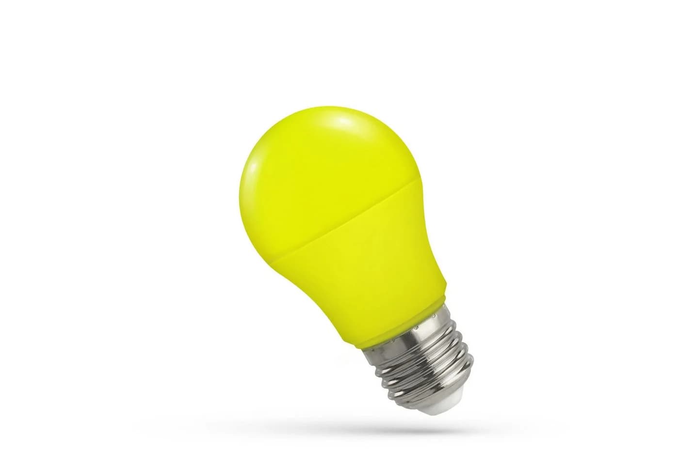 Spectrum LED-Leuchtmittel LED E27 A50 Farbig Bunt 4,9W Birnenform 270° Lichterkette Deko Gelb