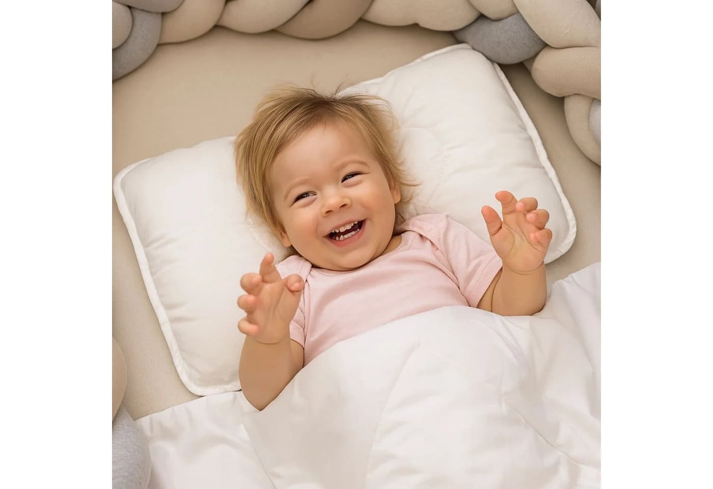Totsy Baby Babybettdecke Set - Gesteppt mit Kissen