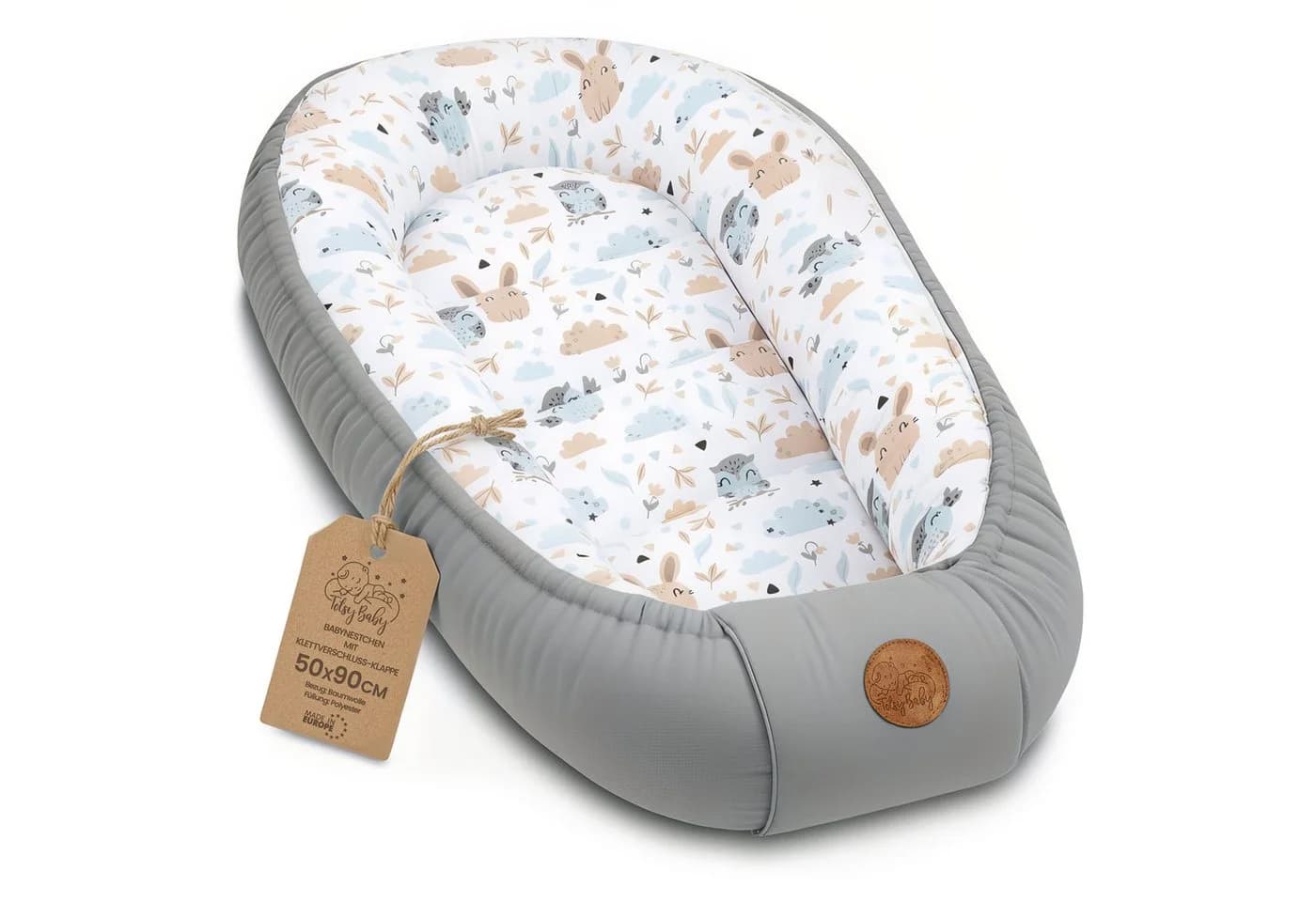 Totsy Baby Kuschelnest Babynestchen Neugeborene 90 x 50 cm - Bild 2