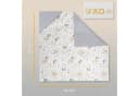 Totsy Baby Einschlagdecke Babyschale Grau 90x90 cm Bild 1