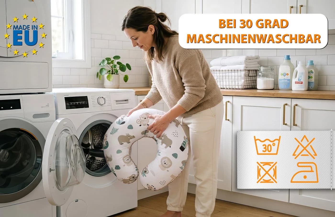 Totsy Baby Stillkissen Mond Rosa Minky - Bild 5
