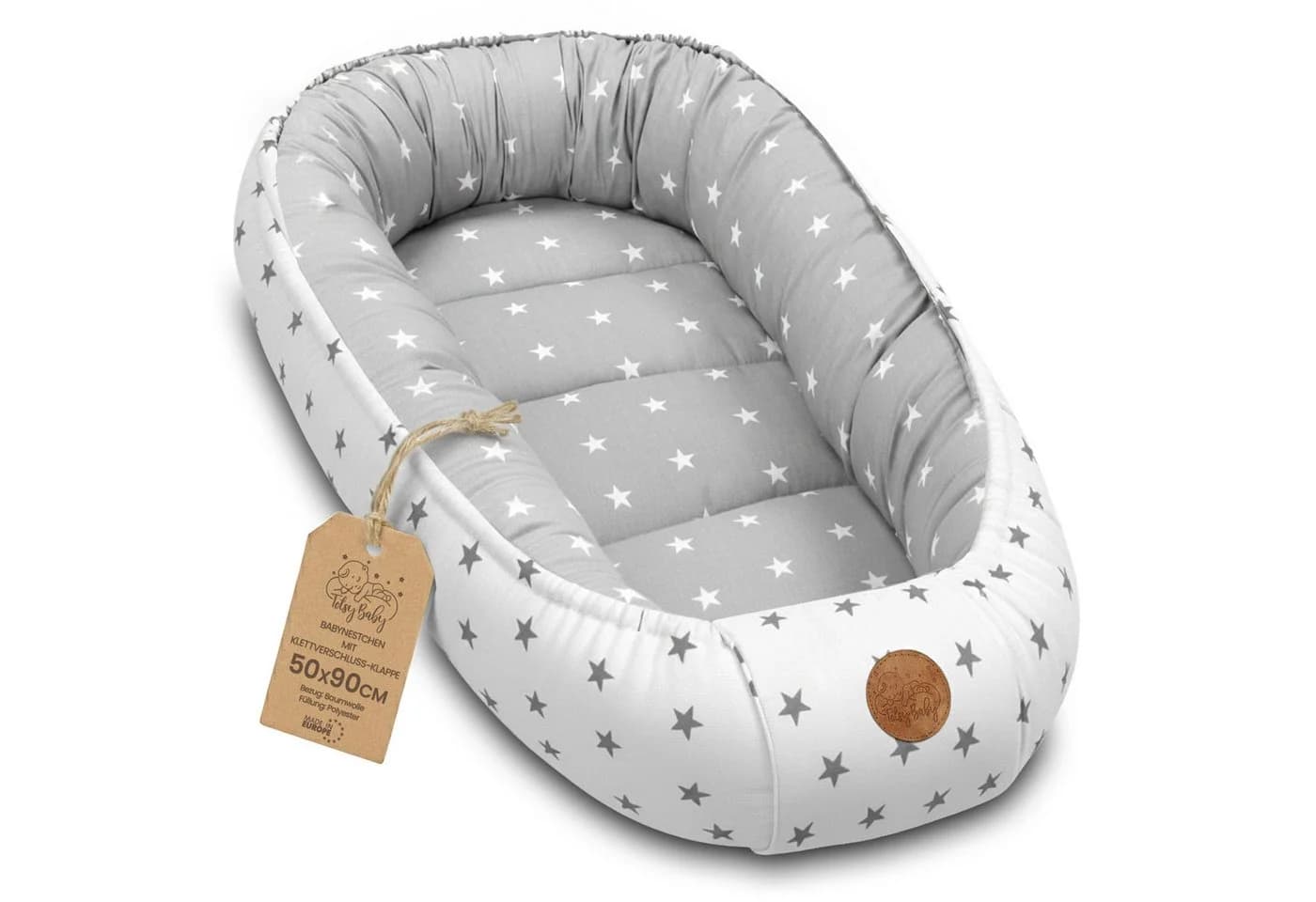 Totsy Baby Kuschelnest Babynest Neugeborene 90 x 50 cm - Baby Nestchen - Bild 2