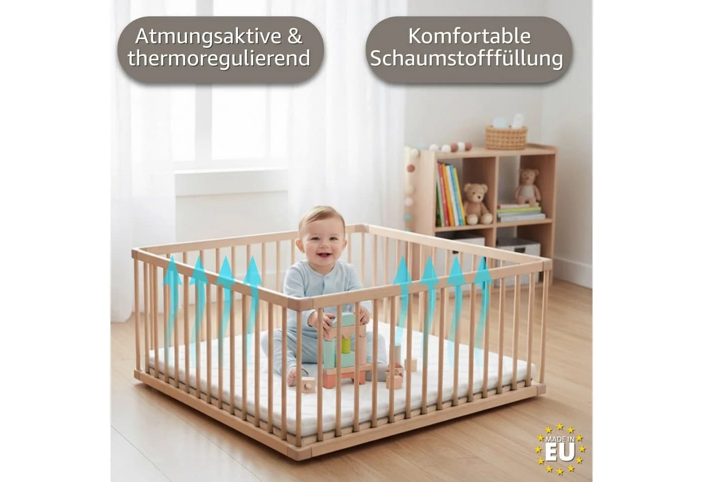 Totsy Baby Laufgitter-Matratze mit abnehmbarem Bezug - Bild 5