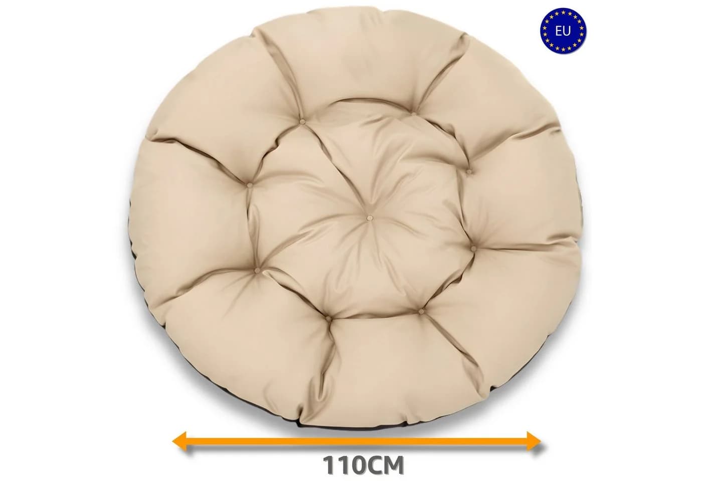 Amazinggirl Sitzkissen Papasansessel Kissen 100 cm Outdoor