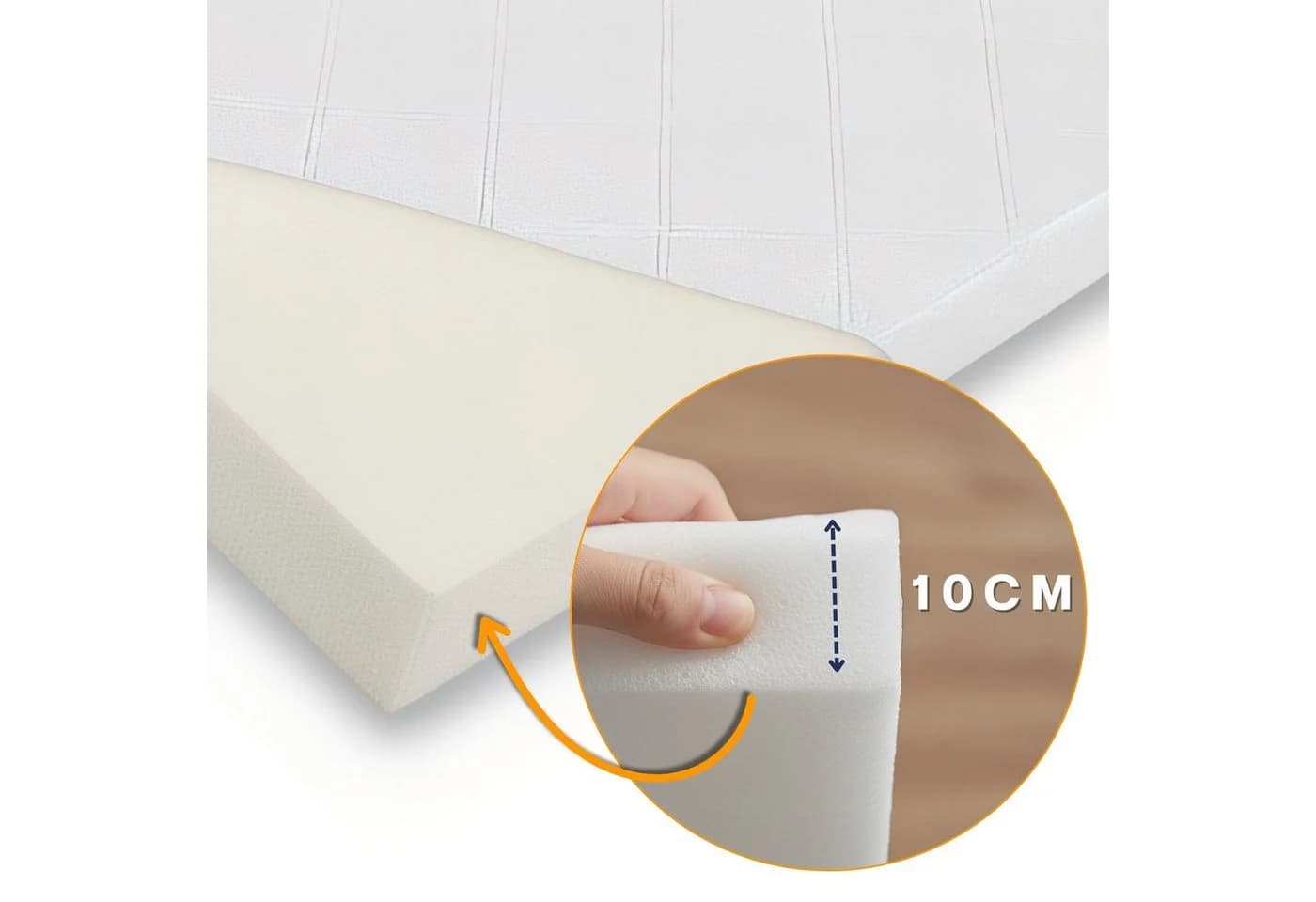 Totsy Baby Babymatratze 120x60cm - Leicht & Faltbar