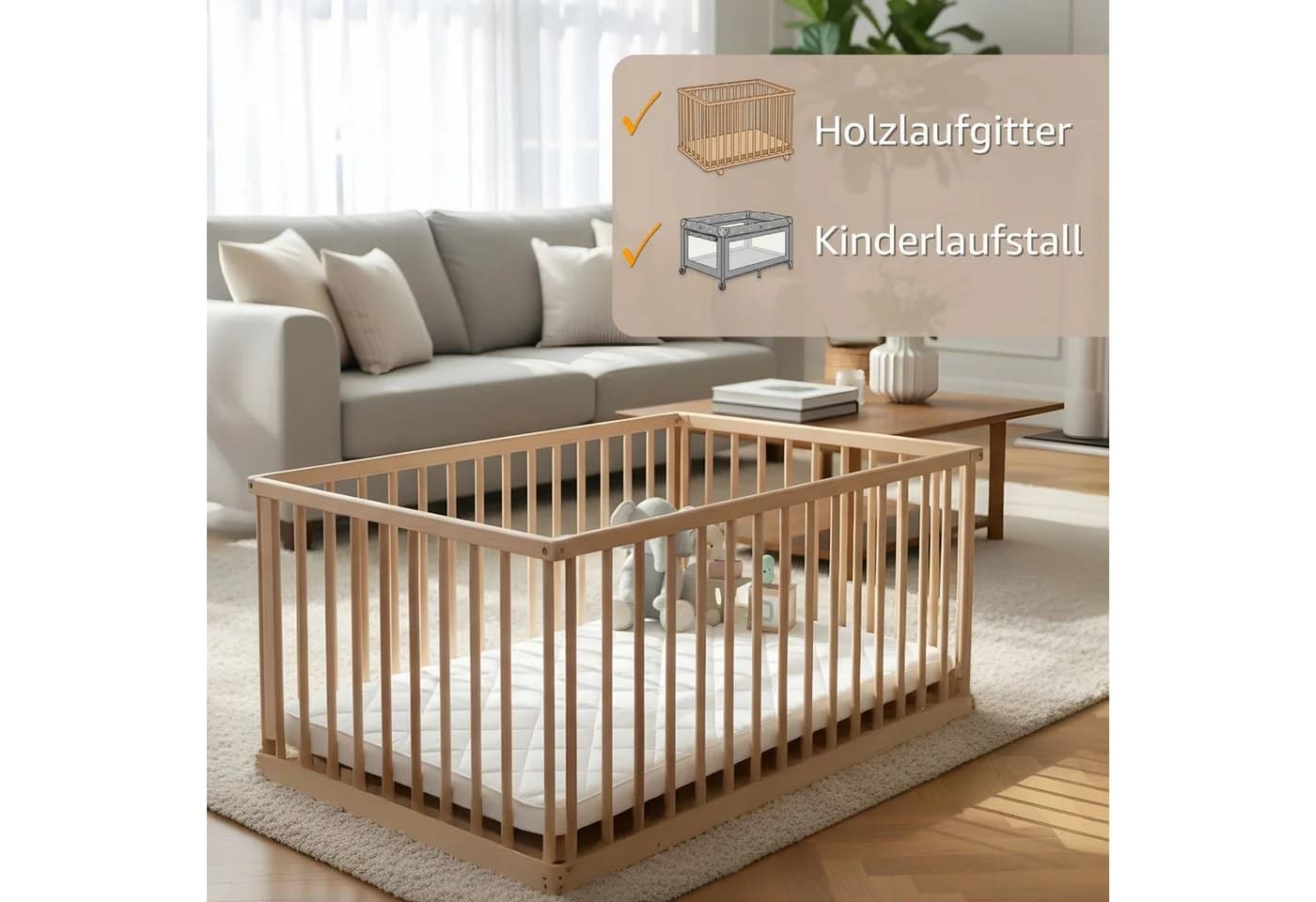 Totsy Baby Laufgitter-Matratze mit abnehmbarem Bezug - Bild 3