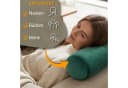 Amazinggirl Nackenrolle mit Bezug Beige Yoga Bolster Knierolle Bild 4