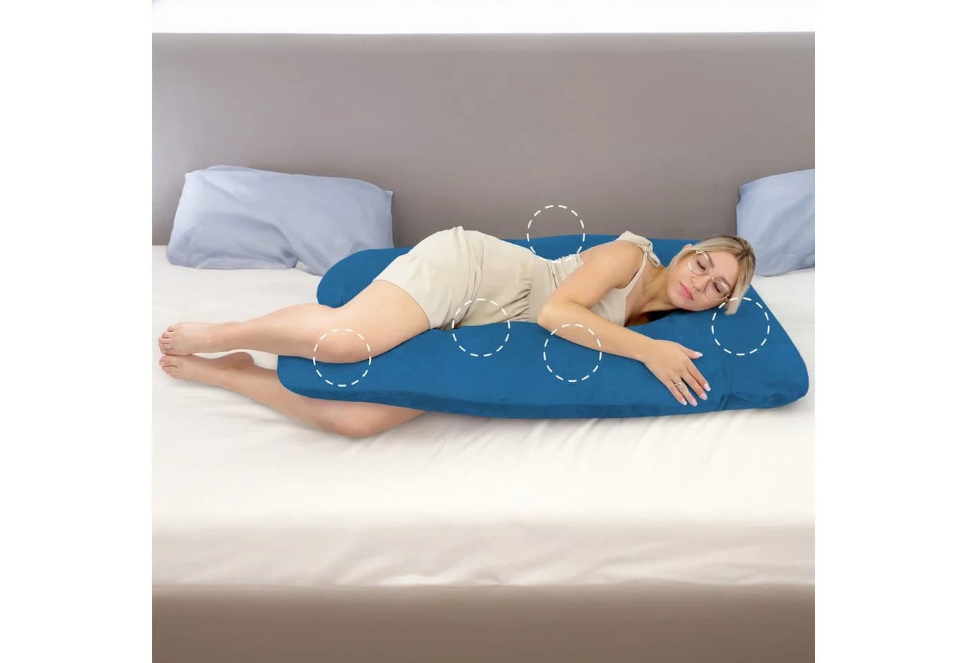 Totsy Baby Seitenschläferkissen Bezug U-Form Polyester - Bild 4