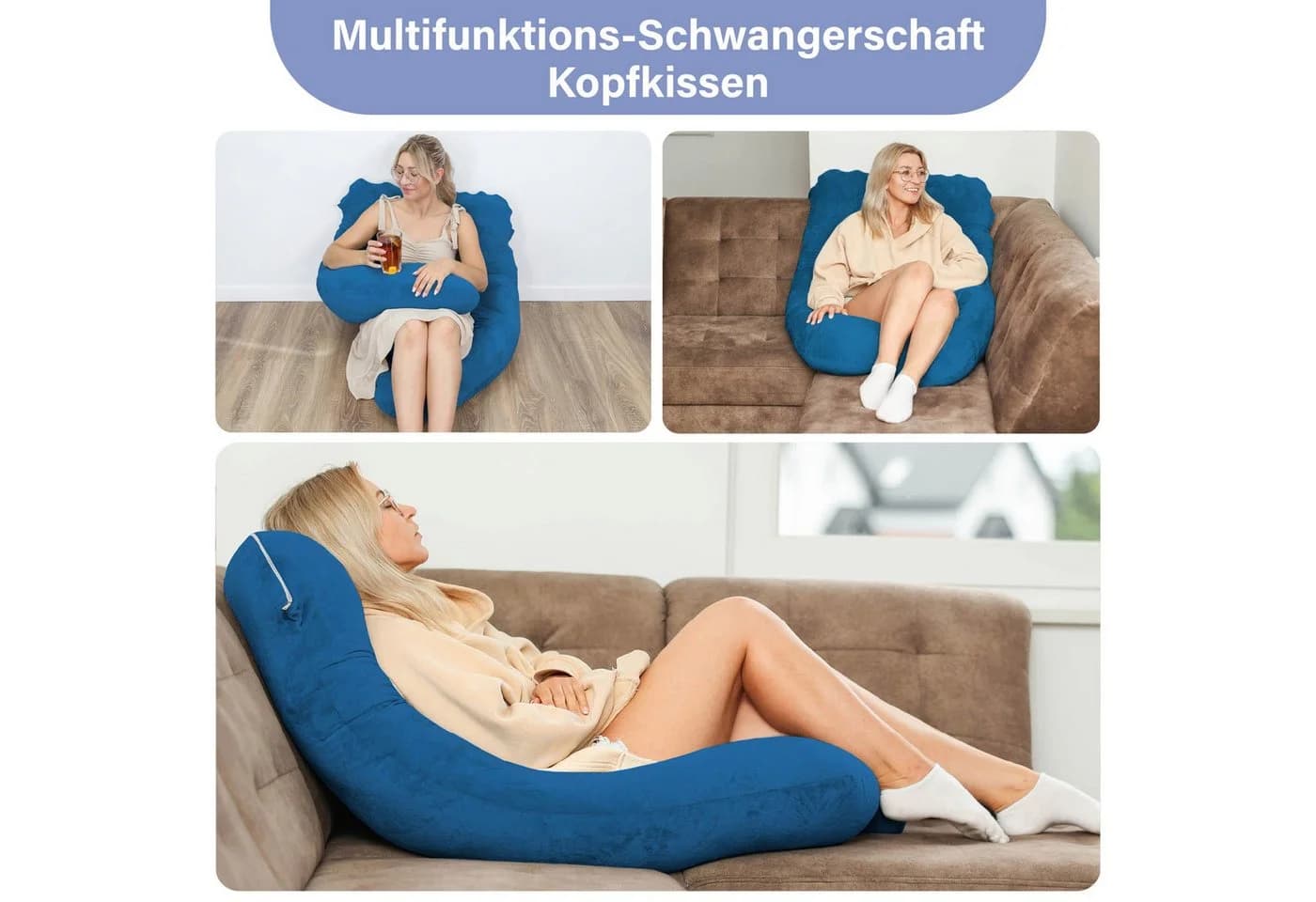 Totsy Baby Seitenschläferkissen Bezug U-Form Polyester - Bild 5