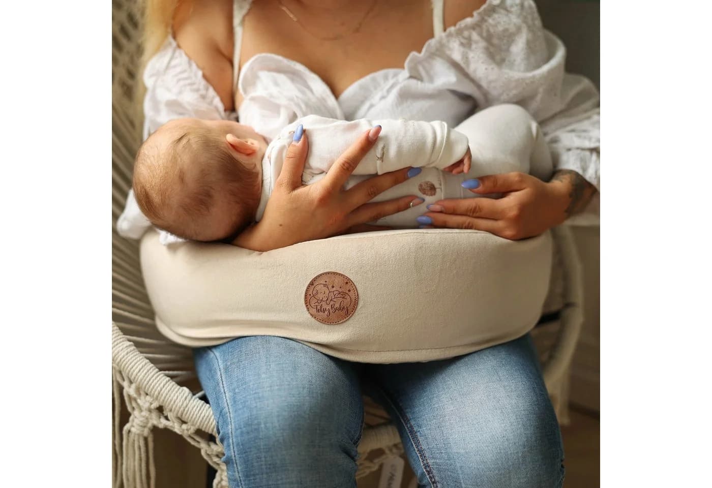 Totsy Baby Stillkissen klein 120 cm - Stillhörnchen - Bild 5