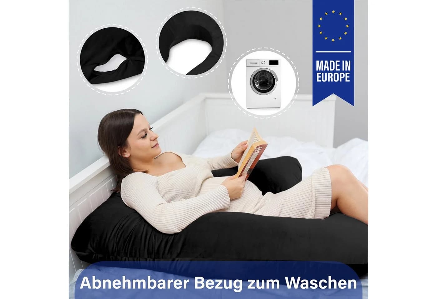 Totsy Baby Seitenschläferkissen Schwangerschaftskissen Stillkissen XXL - Bild 5