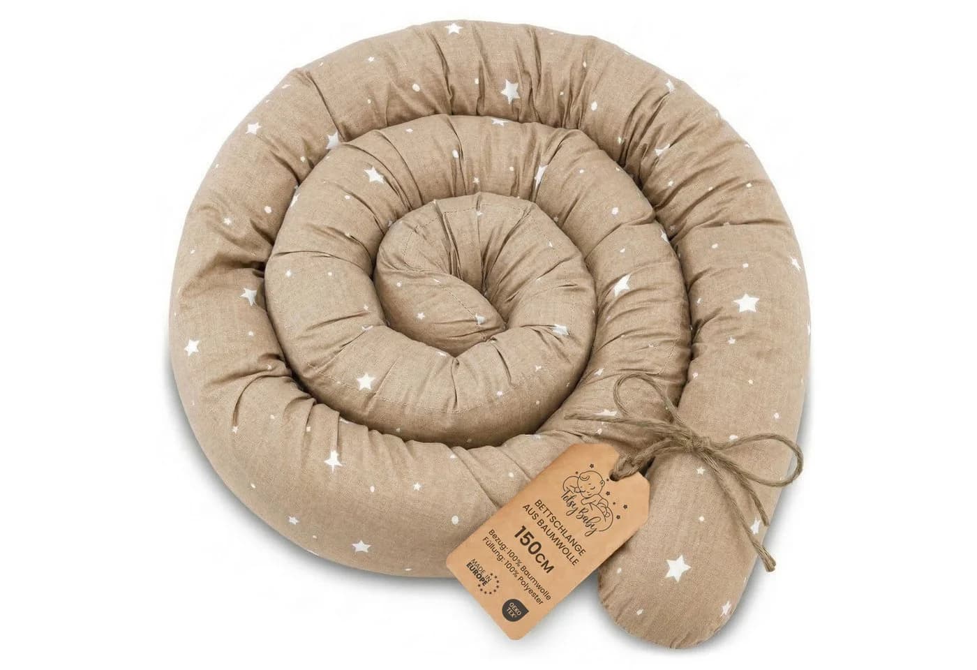 Totsy Baby Seitenschläferkissen Grau - Flexibles Body Pillow & Bettrolle - Bild 2