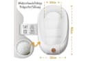 Totsy Baby Kuschelnest Beige mit Sternen - Babynest für Kinderbett Bild 1