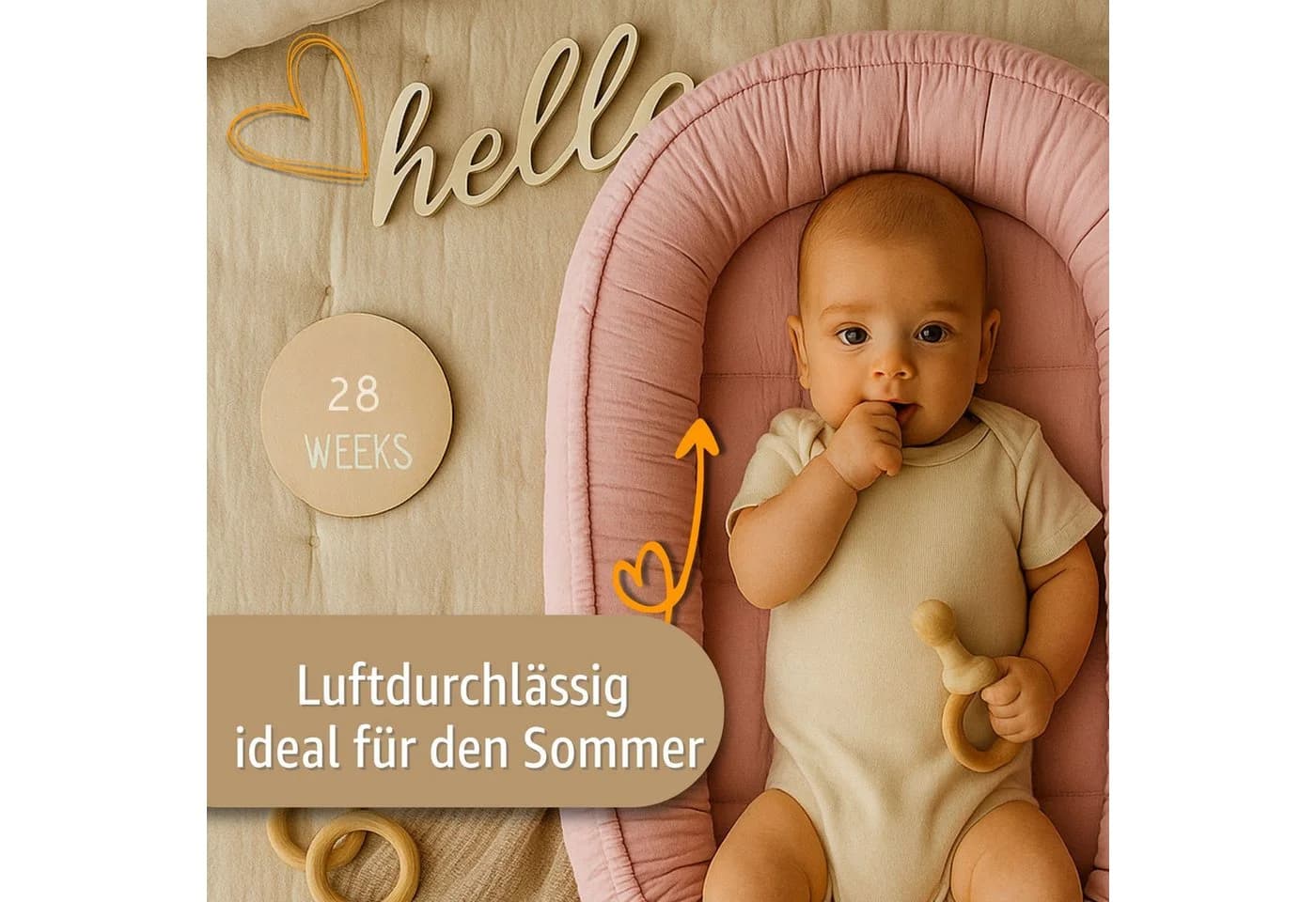 Totsy Baby Kuschelnest Beige - Bild 3