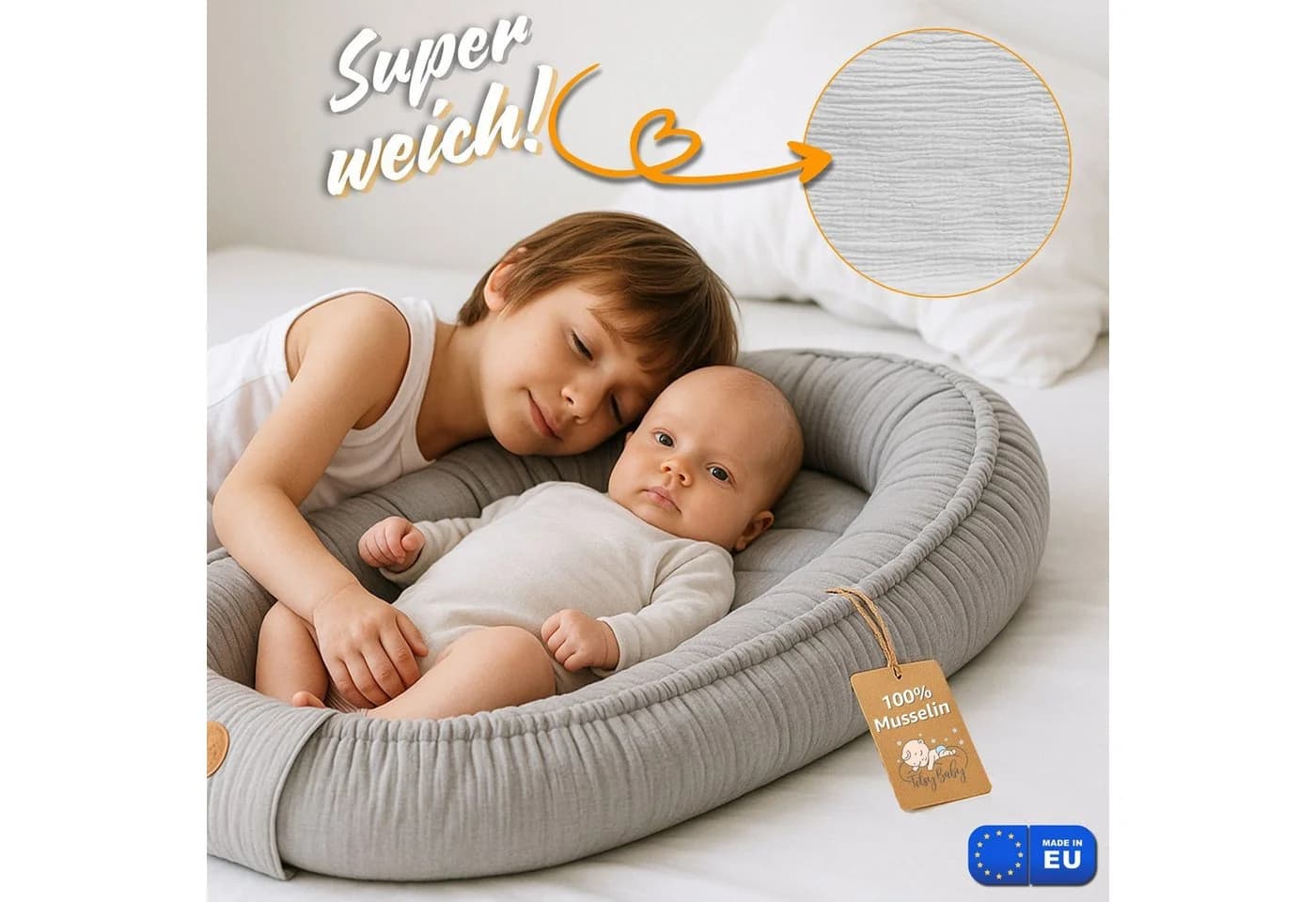 Totsy Baby Kuschelnest Beige - Bild 4