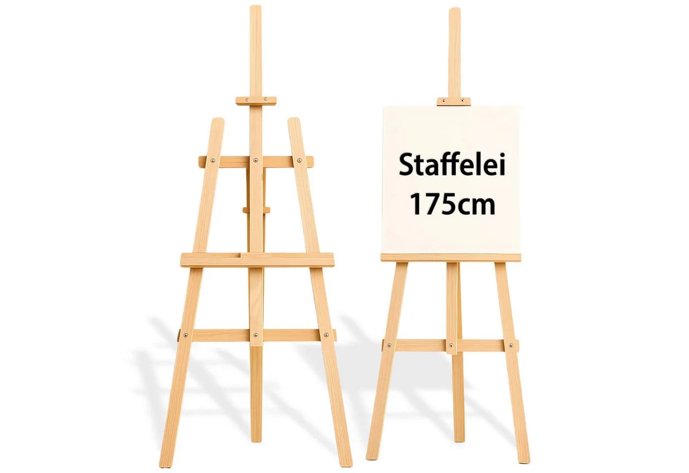Amazinggirl Staffelei Holz groß Ständer 180 cm – ideal für Kinder & Künstler - Bild 2