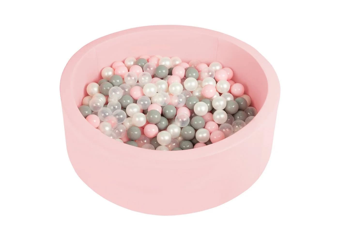 SELONIS Bällebad Rund 200 Bälle Grau/Rosa - Bild 2