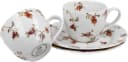 Duo-Gift Espressotassen Set 4-tlg. mit Untertassen Porzellan Bunt Bild 1