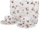 Duo-Gift Espressotassen Set 4-tlg. mit Untertassen Porzellan Bunt Bild 2