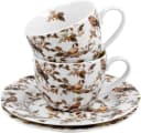 Duo-Gift Espressotassen-Set 2-tlg. mit Untertassen Porzellan Vogel-Motiv Bild 3