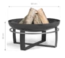 CookKing Feuerschale Viking Schwarz Stahl Outdoor Bild 5