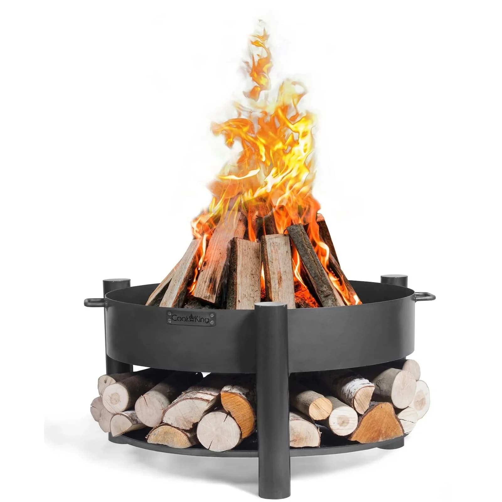 CookKing Feuerschale Montana Schwarz Stahl