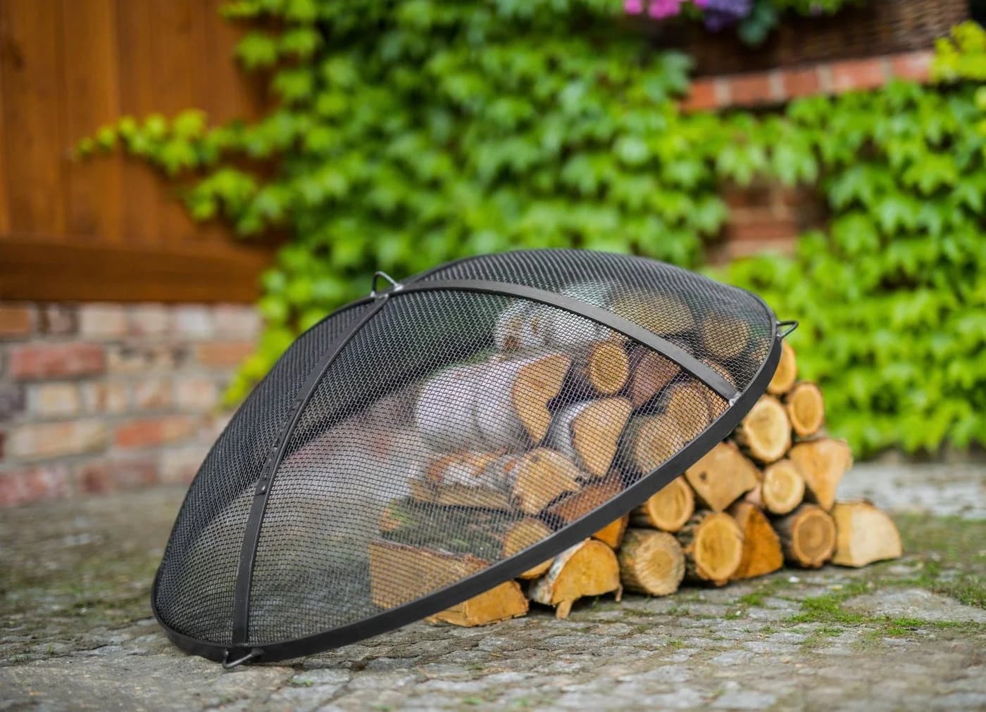 CookKing Stahl Funkenfang Schwarz Ø 59 cm - Bild 2