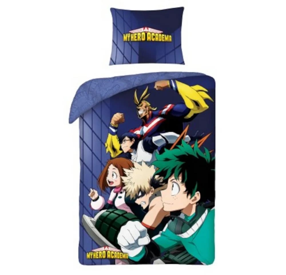Tinisu Bettwäsche My Hero Academia 140x200 cm Baumwolle Bunt