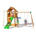FUNGOO Spielturm FORTRESS Move+ mit Rutsche und Schaukel Bild 1