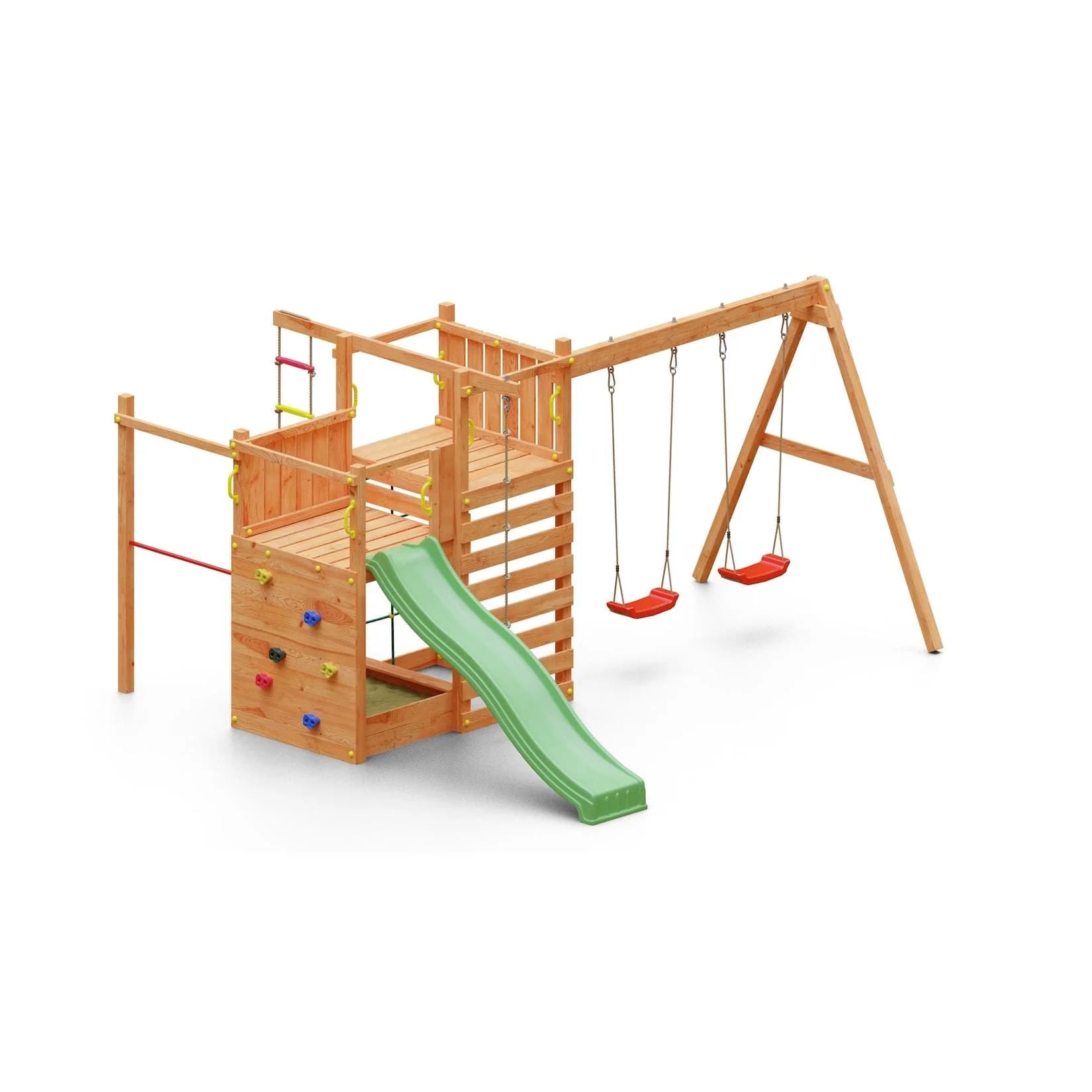 FUNGOO Spielturm Klettergerüst Climbing Star2 - Outdoor Spielplatz
