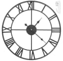 Ruhhy Wanduhr Retro 3D Schwarz 47 cm Durchmesser Bild 2
