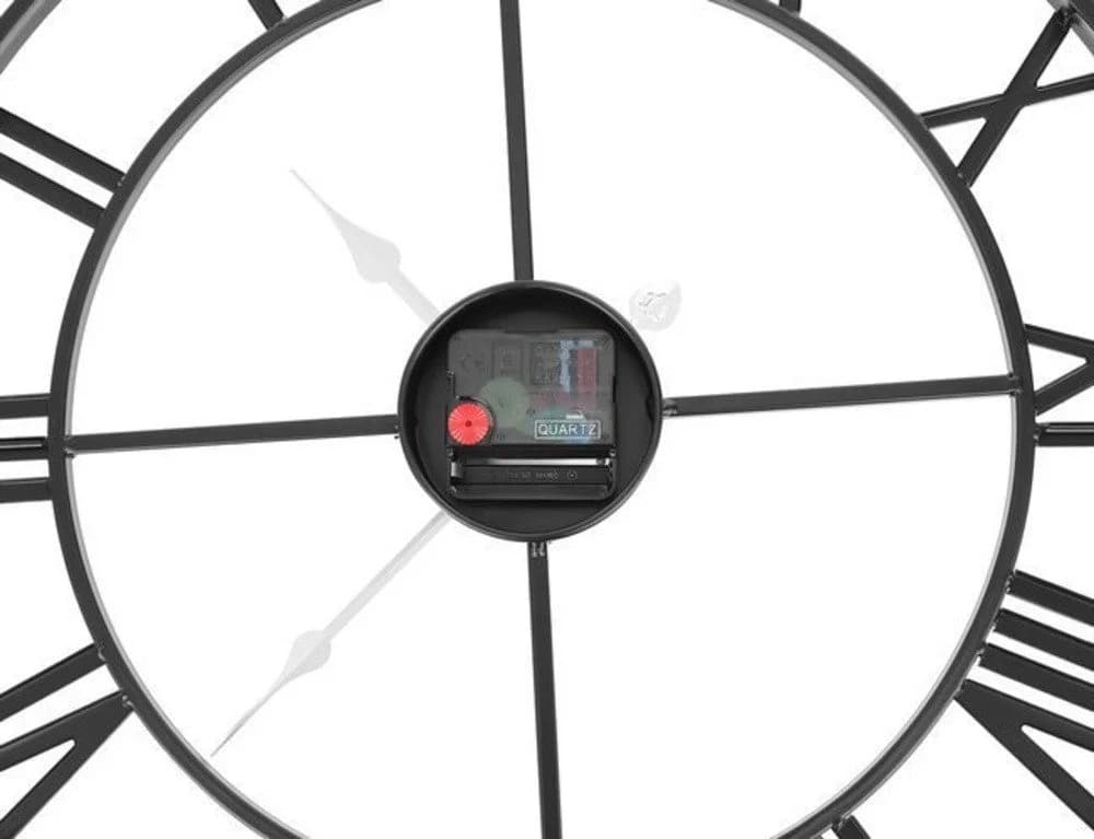 Ruhhy Wanduhr Retro 3D Schwarz 47 cm Durchmesser - Bild 3
