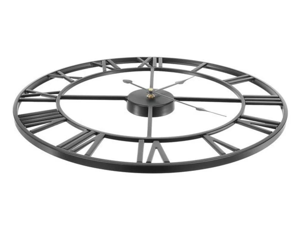 Ruhhy Wanduhr Retro 3D Schwarz 47 cm Durchmesser - Bild 4