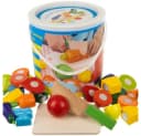 KRUZZEL Lernspielzeug Holzspielzeug Gemüseeimer Spar-Set 1-St. fördert Motorik Bild 2