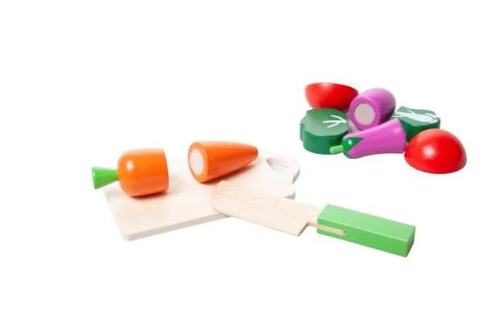 KRUZZEL Lernspielzeug Holzspielzeug Gemüseeimer Spar-Set 1-St. fördert Motorik - Bild 4