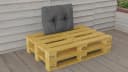 Roysson Garden Palettenkissen Set 10-tlg. Grau Wasserdicht Outdoor Bild 3
