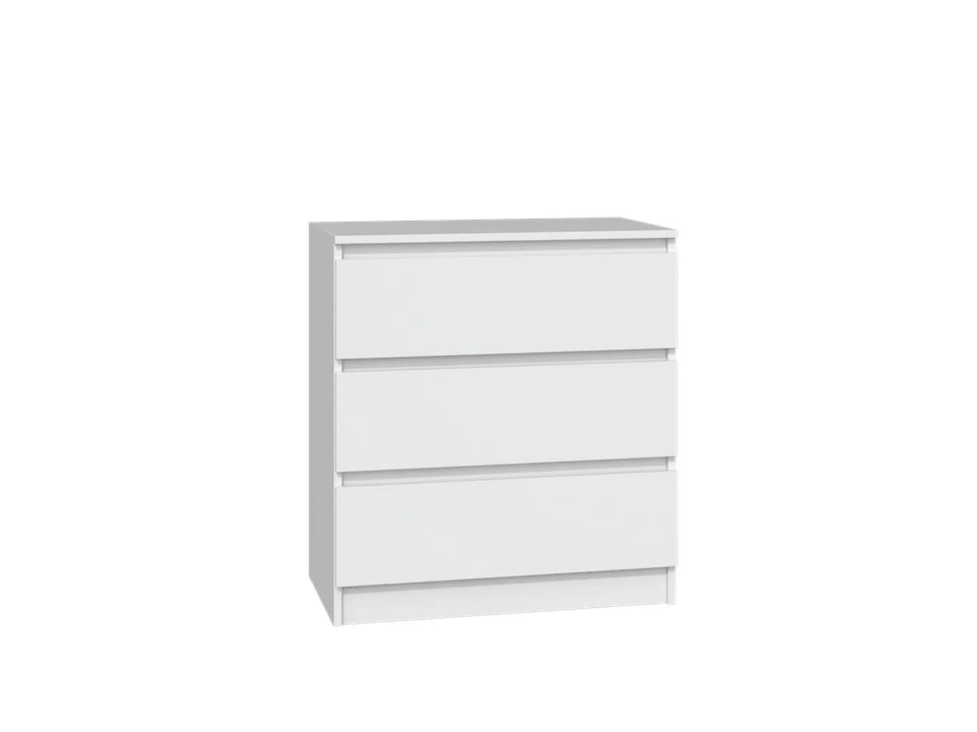 MAGOWA Schubkastenkommode M3 Weiß 3 Schubladen Modern - Bild 2