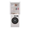 ibonto Hochschrank über Waschmaschine 64x180x30 cm Weiß Bild 1