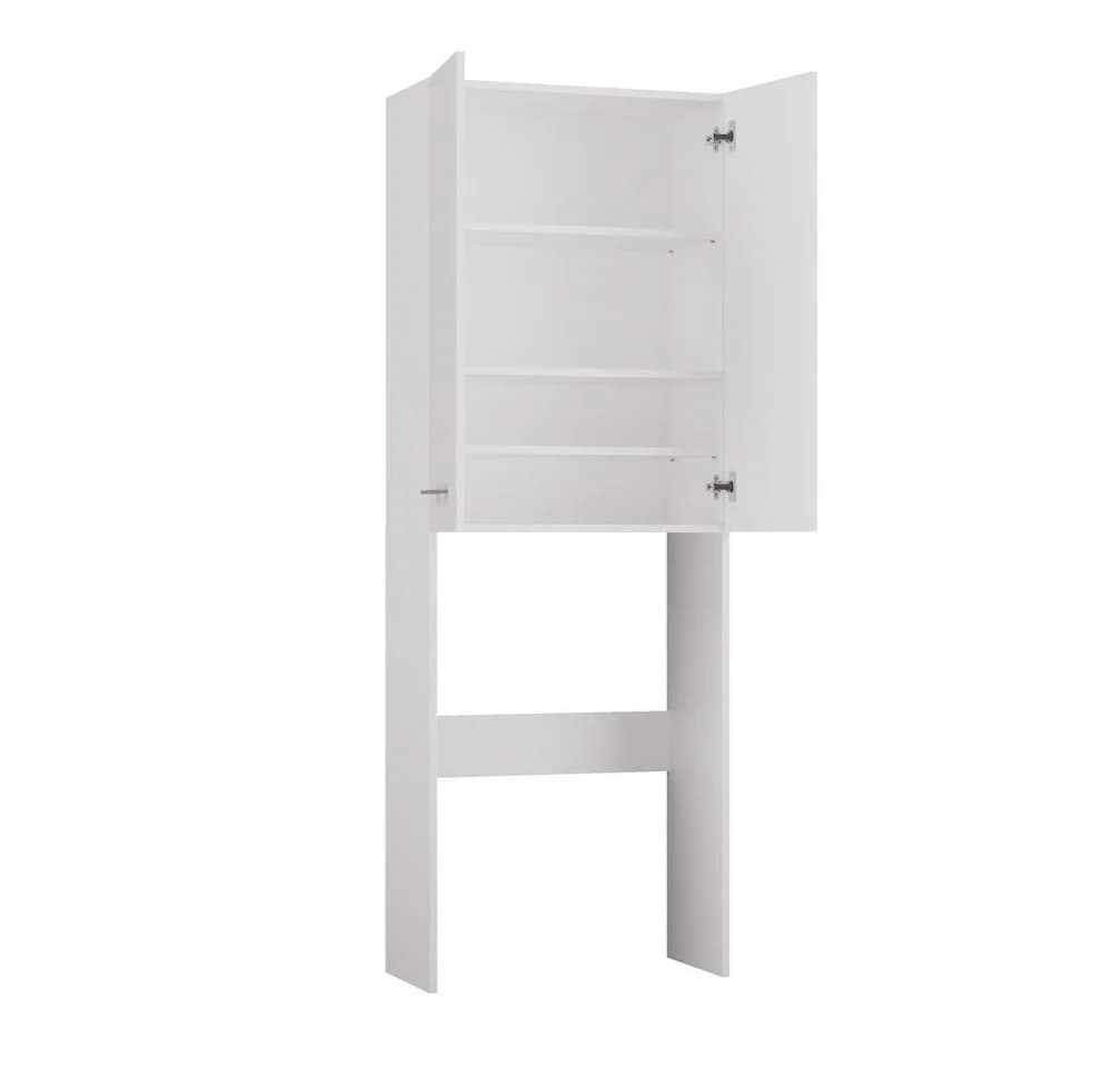ibonto Hochschrank über Waschmaschine 64x180x30 cm Weiß - Bild 2