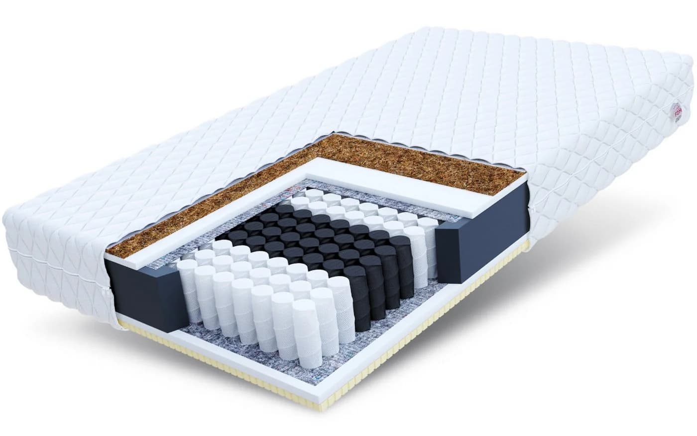 FDM ARDEA Taschenfederkernmatratze Wendematratze mit Latex und Kokos - Bild 2