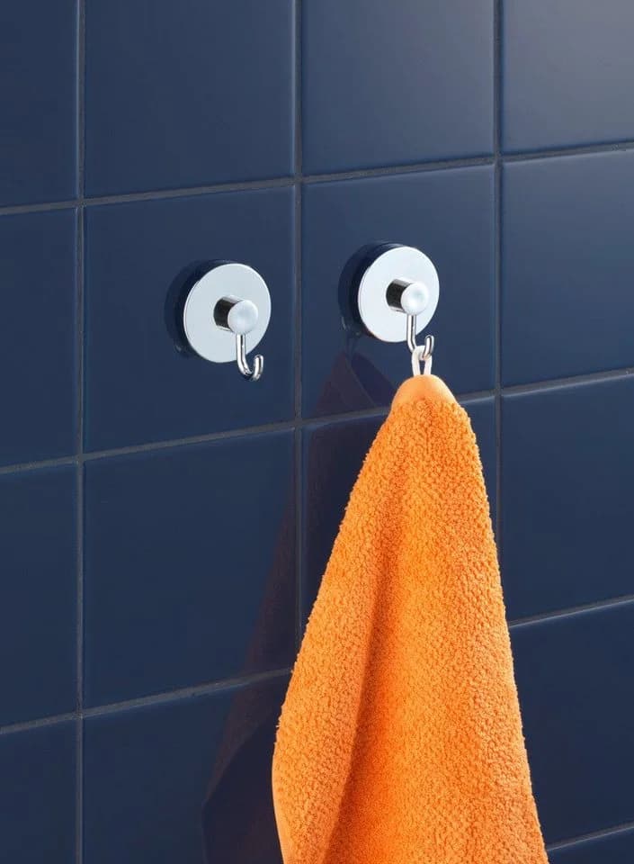 WENKO Handtuchhaken 4er-Set Vacuum-Loc
