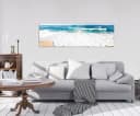 Wallarena Leinwandbild Abstrakte Orchidee Grau Modern XXL Bild 1